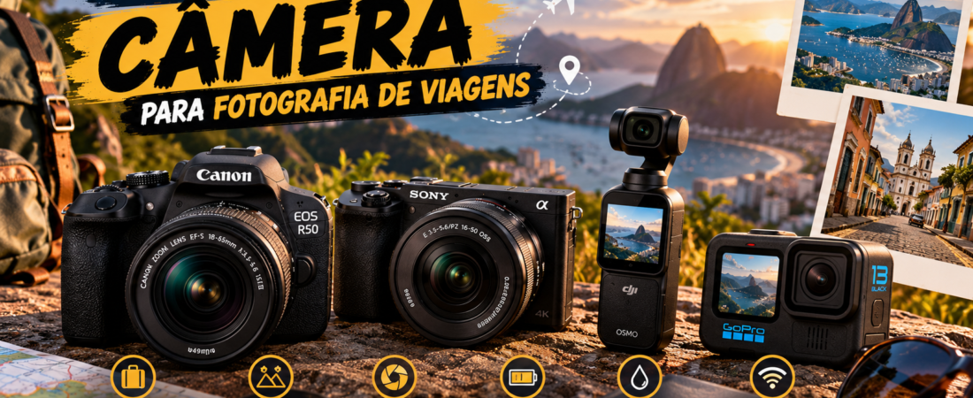 Como Escolher uma Câmera para Fotografia de Viagens