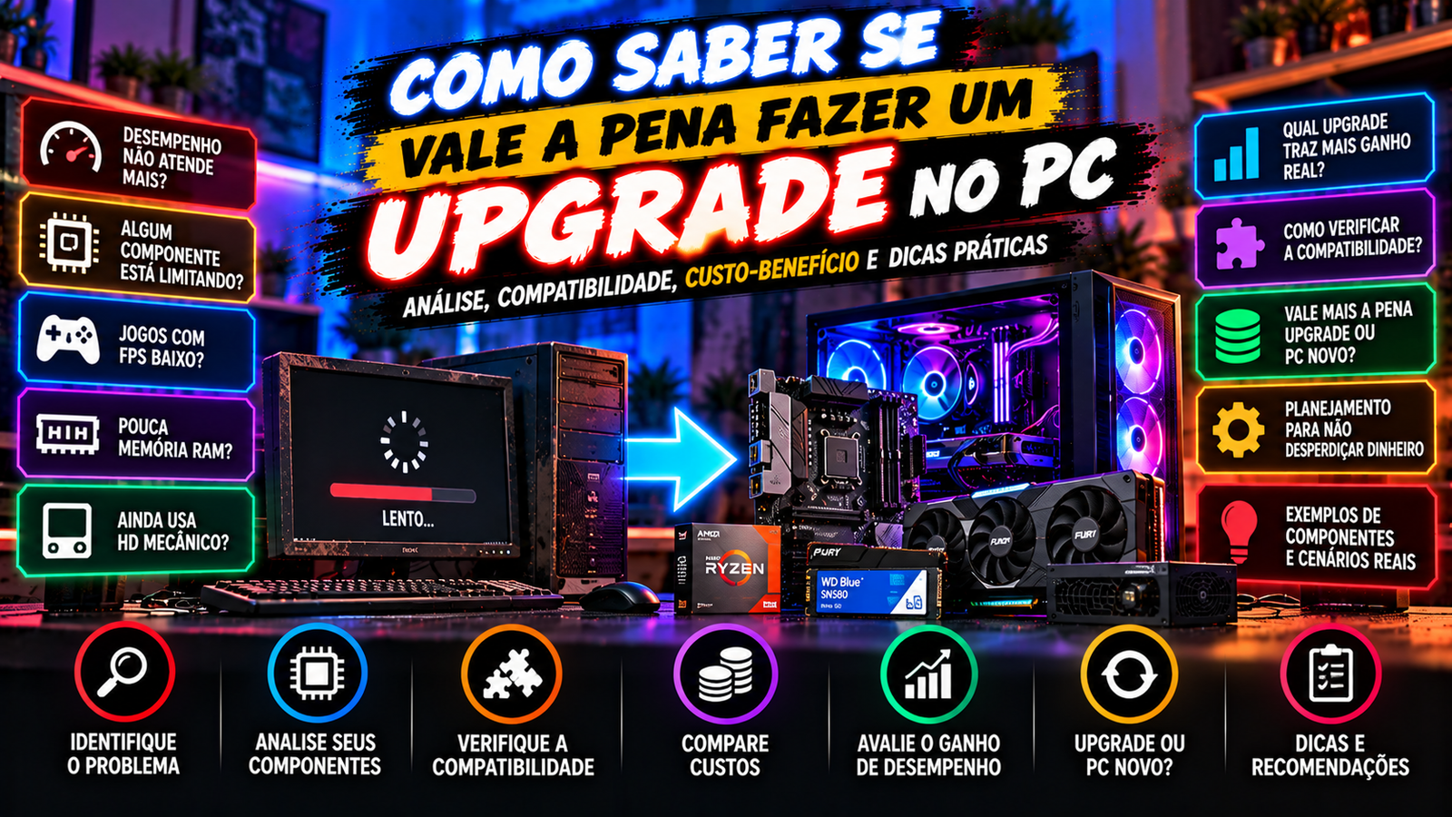 Como Saber se Vale a Pena Fazer um Upgrade no PC