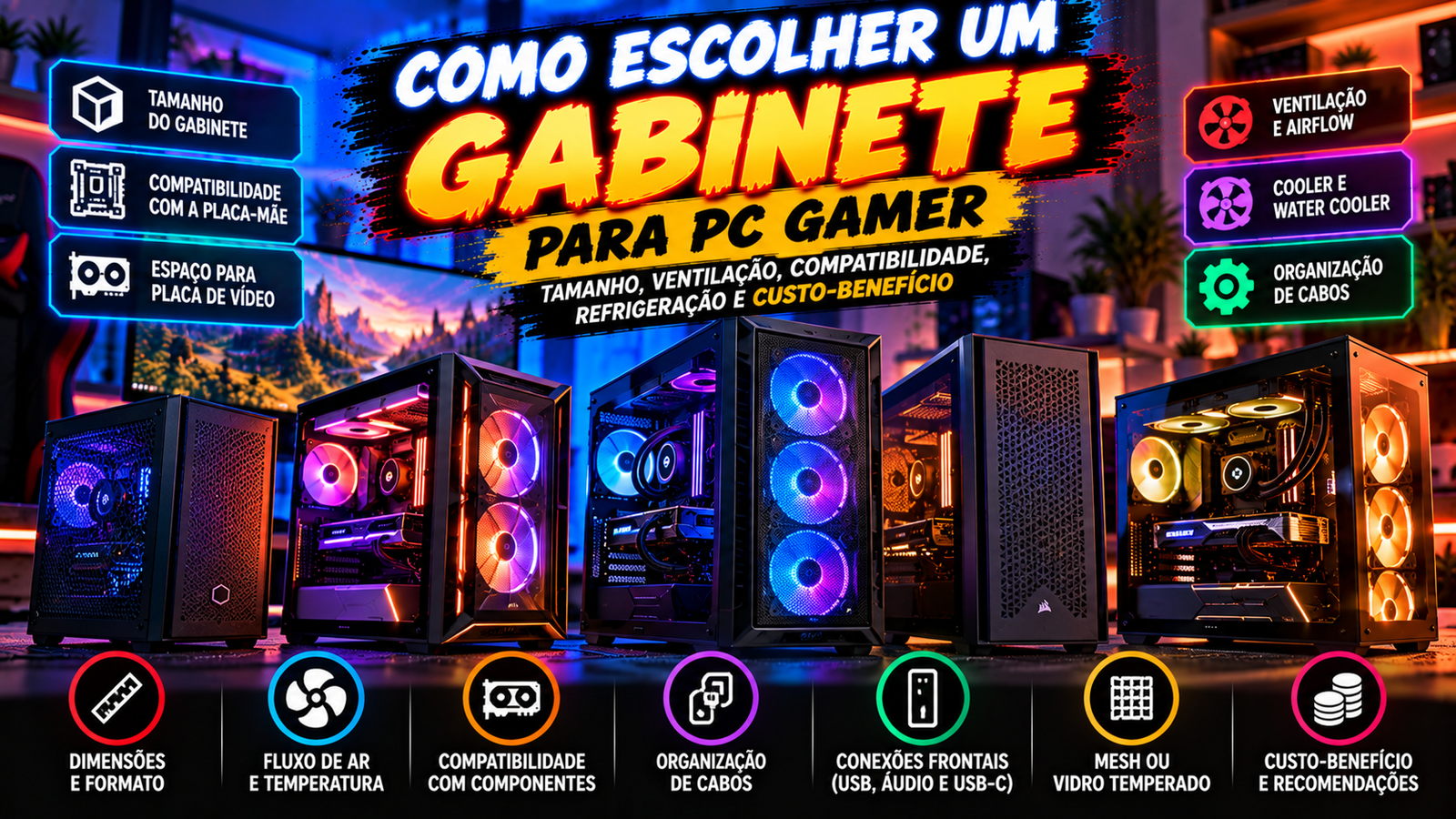 Como Escolher um Gabinete para PC Gamer