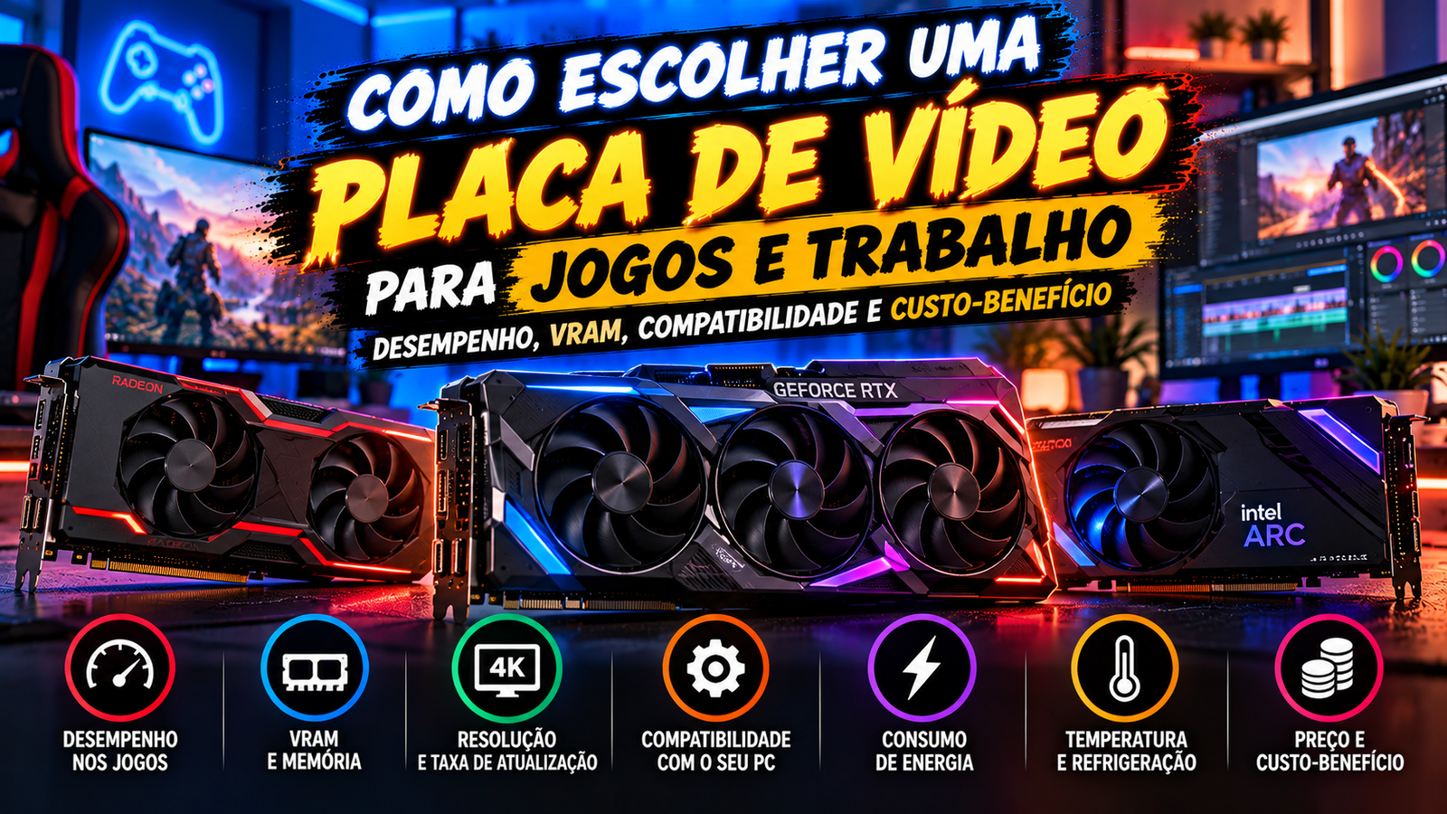 Como Escolher uma Placa de Vídeo para Jogos e Trabalho