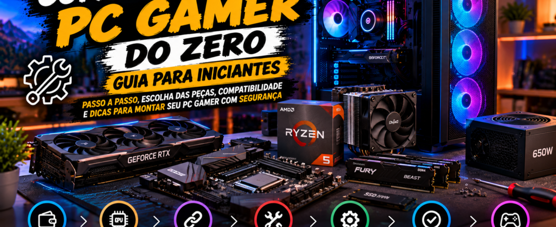 Como Montar um PC Gamer do Zero: Guia para Iniciantes