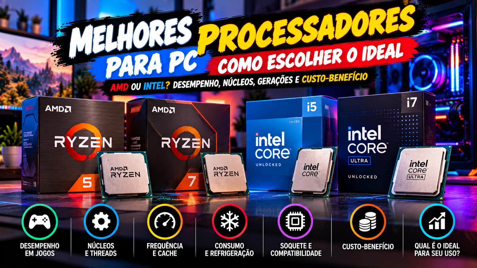 Melhores Processadores para PC: Como Escolher o Ideal